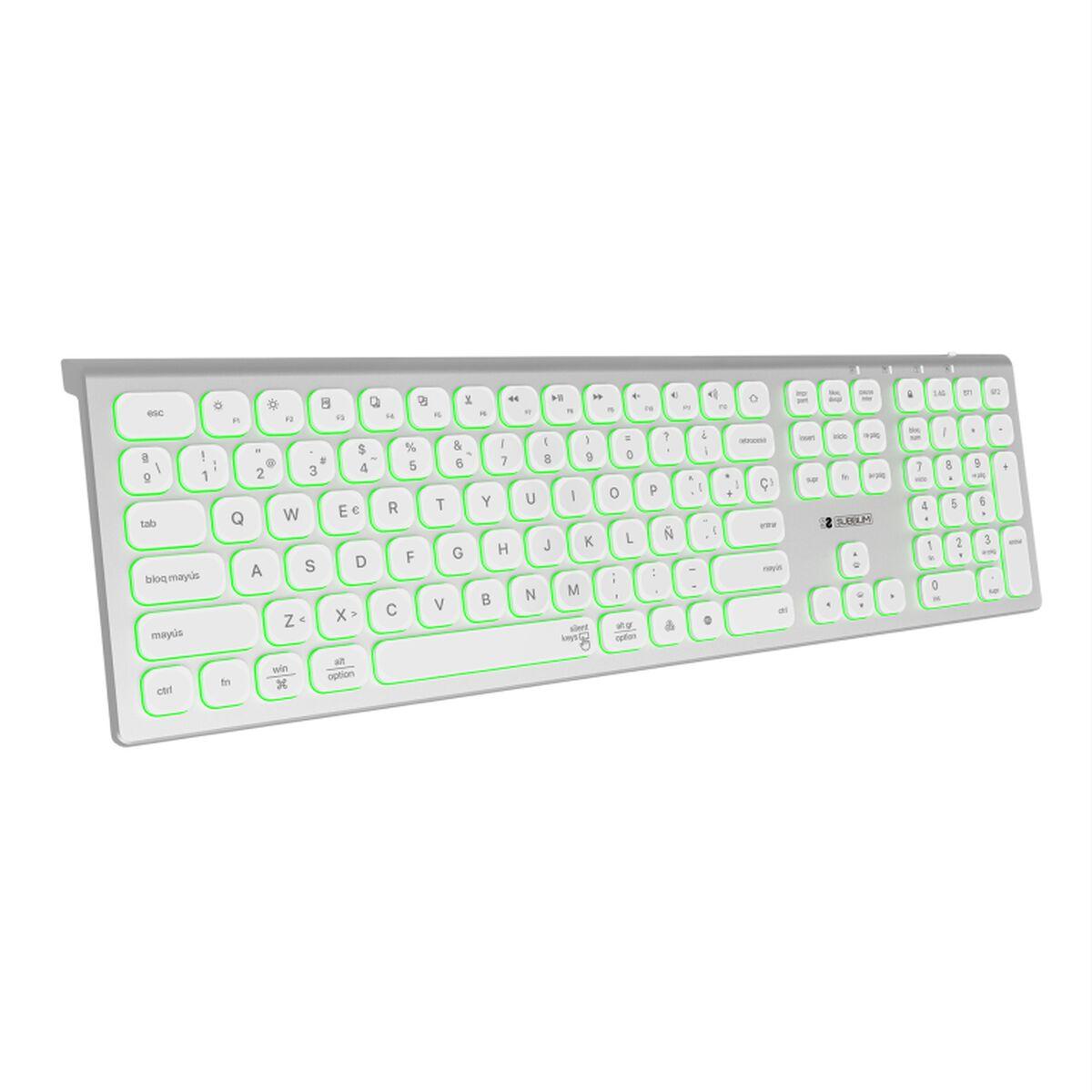 Tastiera Bluetooth Subblim SUBKB-3MIE300 Qwerty in Spagnolo