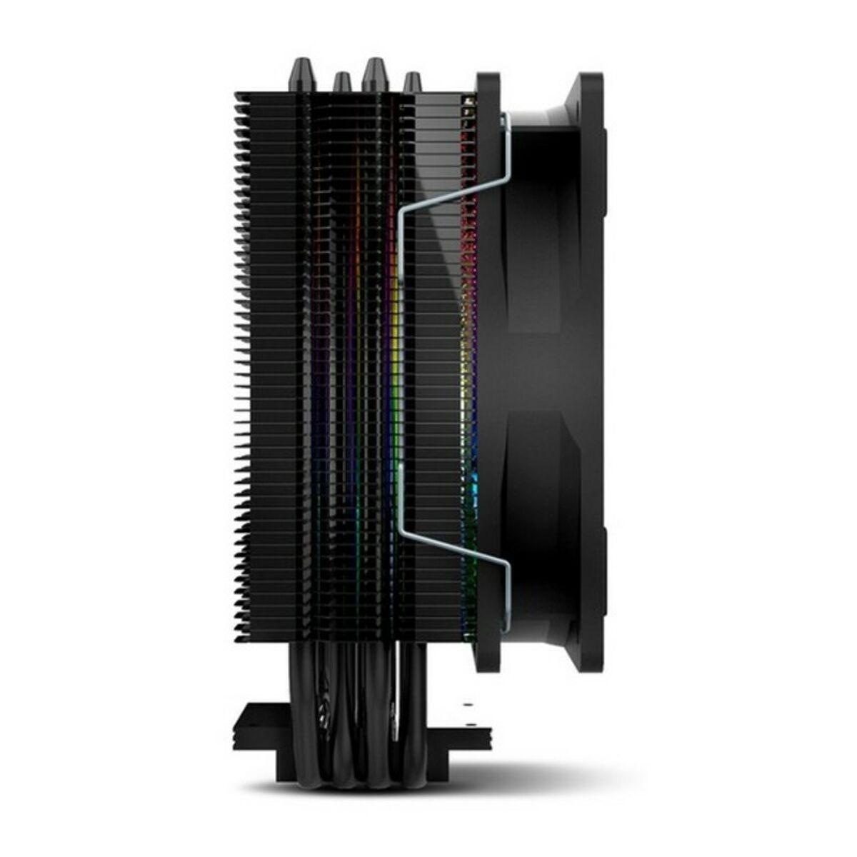 NOX HUMMER H -224 VENTO CPU ARGBB con dissipatore PWM da 120 mm - illuminazione RGB - base di alluminio - 4 cuminali di rame