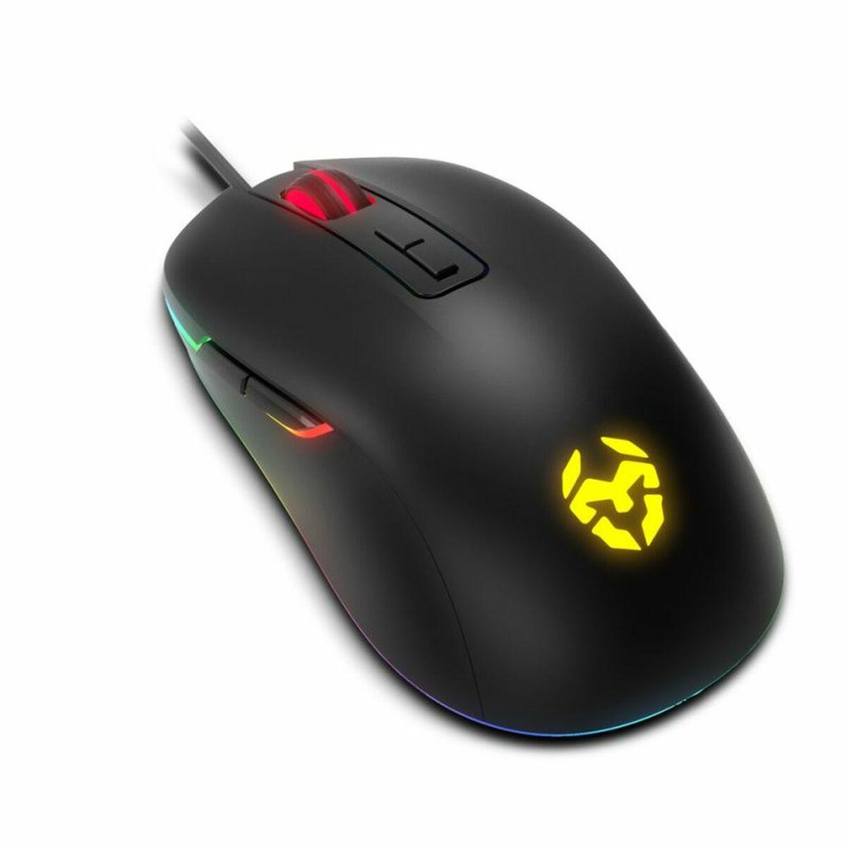 Keybook USB da gioco Krom Kaylos Pack + USB 6400DPI - LIGHTING RGB - colore nero