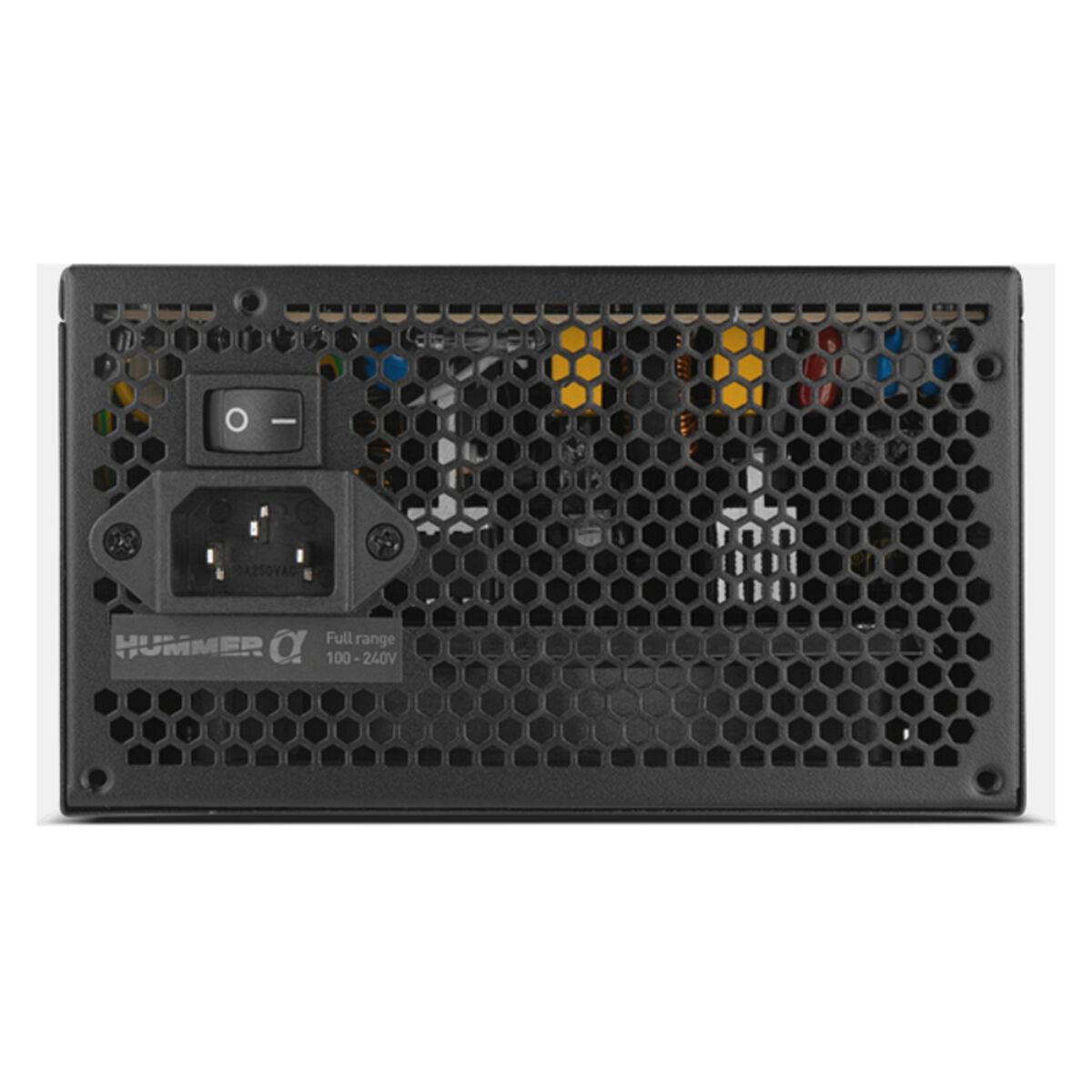NOX HUMMER ALPHA 80 Plus Bronze Edition 600W Fonte alimentare 600W ATX 2.31 12V - Ventola ad ultrasilenza 120 mmm