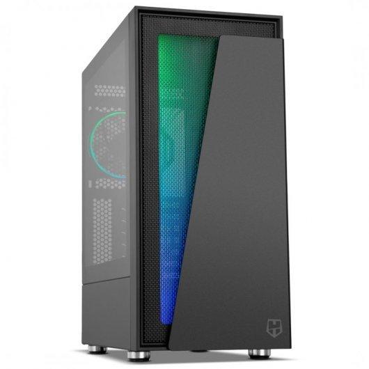 Nox Hummer Blaster Box SEITORRE ATX, Micro ATX e ITX - Templado Crystal - Lighting Argb - 3x SSD 2.5 - 3x HDD 3.5 - USB 3.0, US
