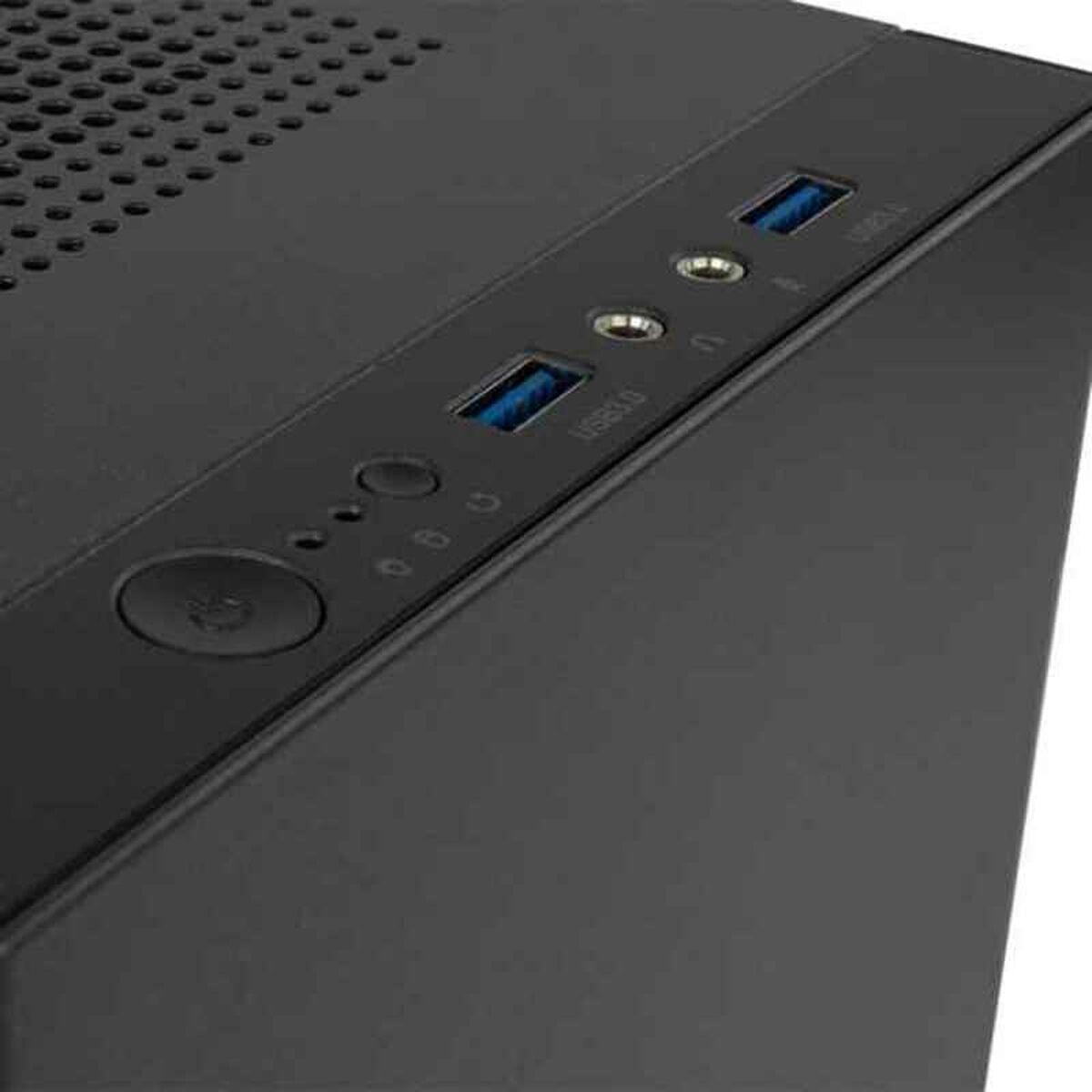 Torre Micro -atx di Nox Hummer Vault Box - dimensione HDD 2.5, 3.5 - USB 3.0 - Supporta la refrigerazione liquida - Fino a 7 ve