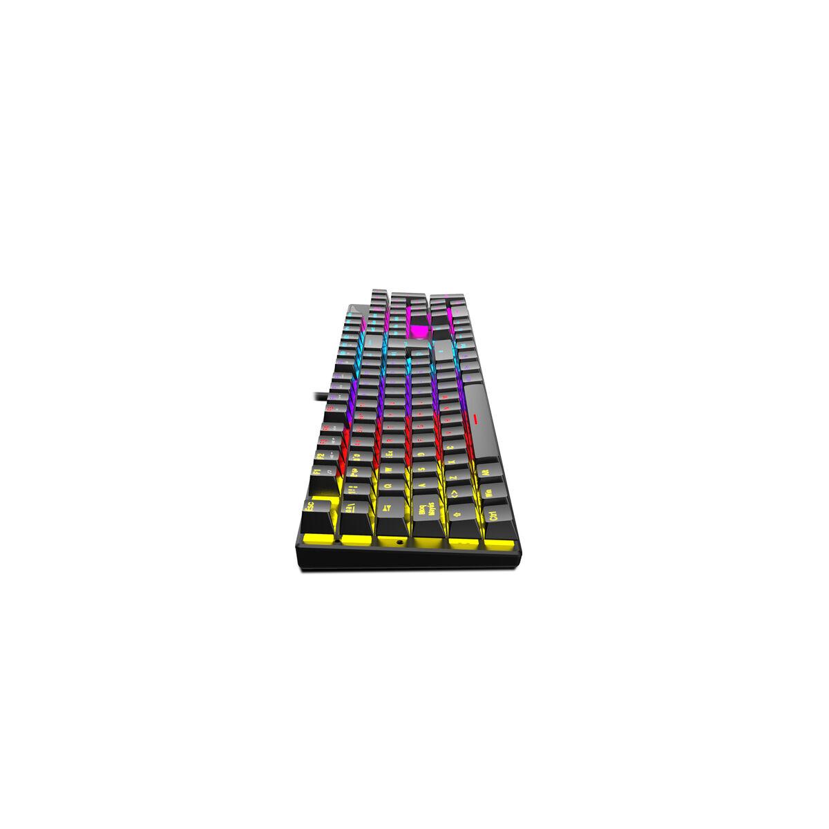 Krom Kasic Gaming Keyboard Mechanic - Moder di illuminazione RGB multipli - Chiavi di rete - Antintomosting - Cavo da 1,50 m