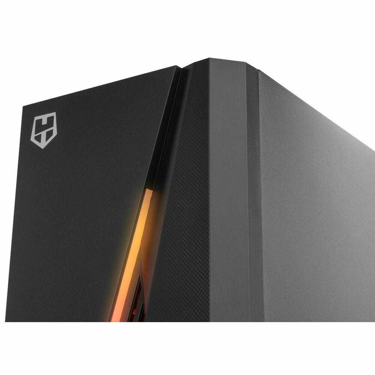 NOX HUMMER FROST CAJA Semiterire ATX, Micro ATX - Pannello laterale in vetro temperato - 3x SSD 2.5 - 2x HDD 3.5 - USB 3.0, USB