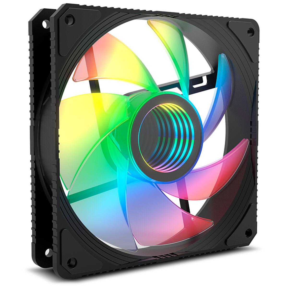 NOX HUMMER M -FAN 120mm Fan - Illustazione Argb in Infinite Mirror - Speed ​​1200rpm - Silent