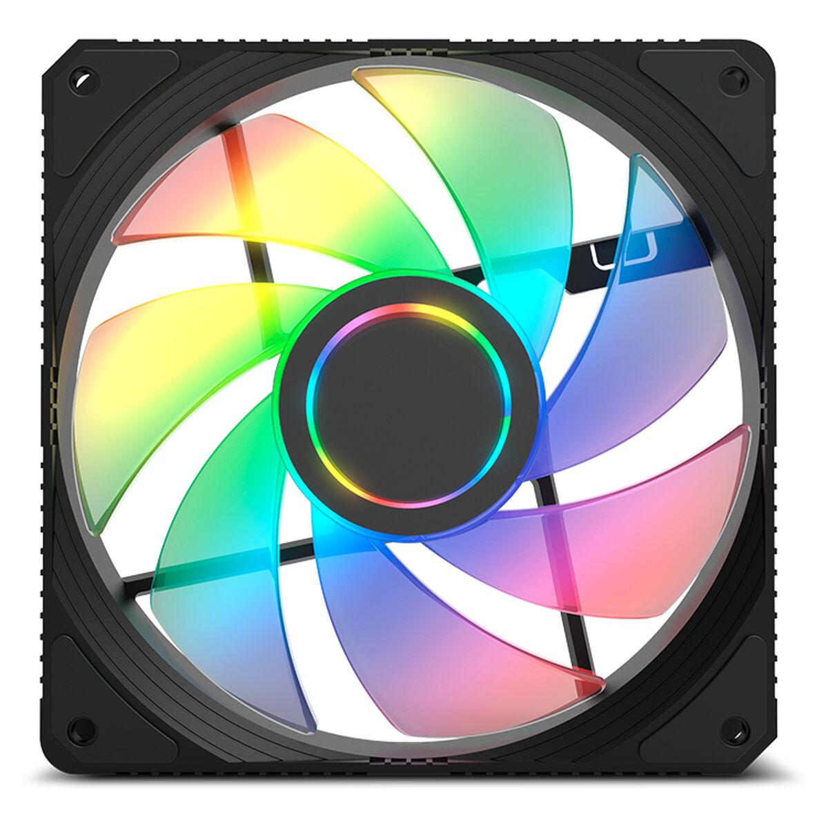 NOX HUMMER M -FAN 120mm Fan - Illustazione Argb in Infinite Mirror - Speed ​​1200rpm - Silent