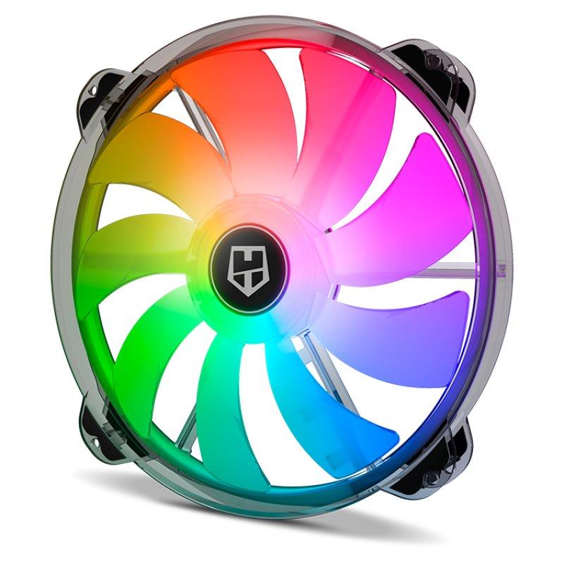 NOX HUMMER X200 -FAN FAN 200mm - illuminazione Argb - Speed Ã¢â‚¬â€¹Ã¢â‚¬â€¹800rpm - Ultrasilencio