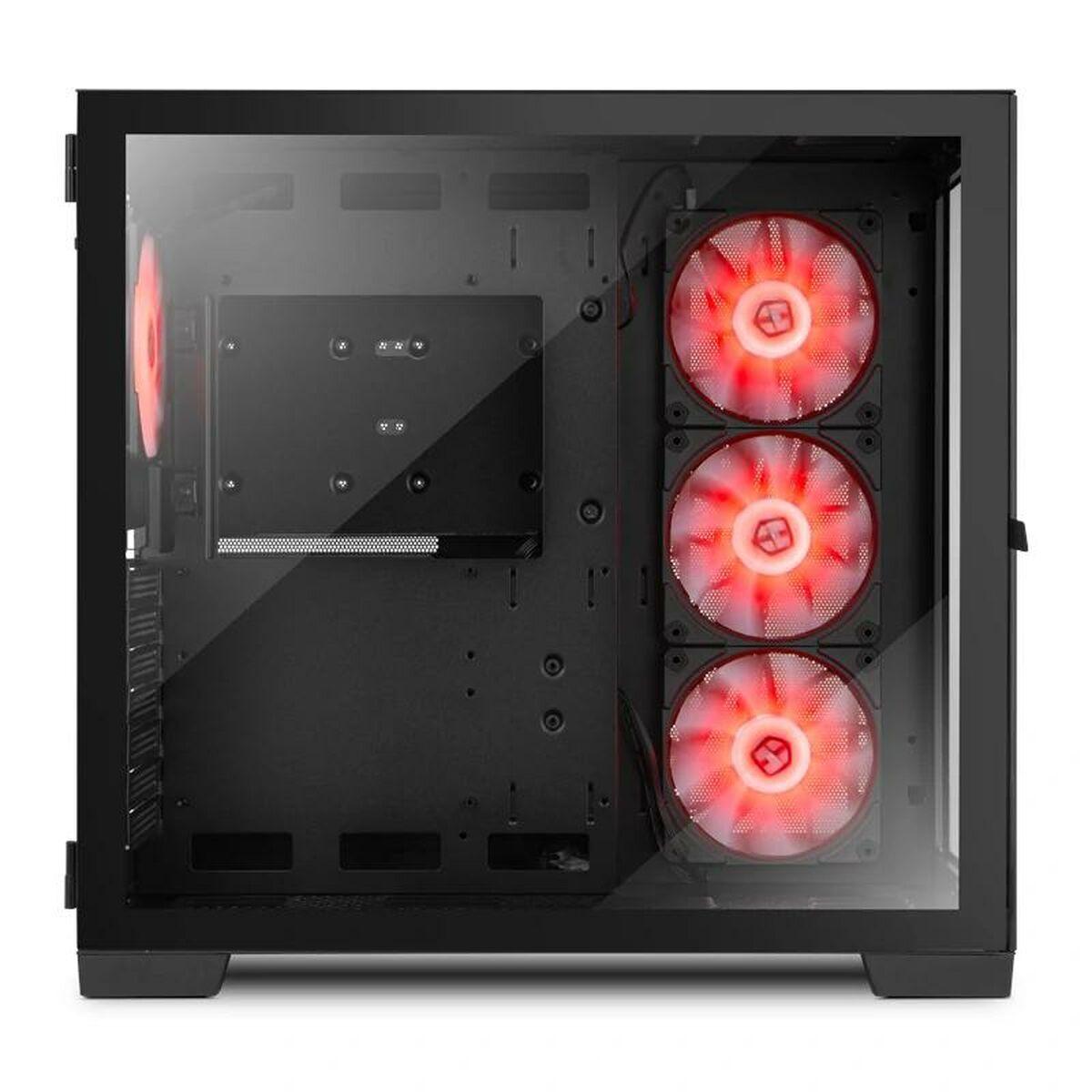 NOX HUMMER ASTRA CAJA CAJA Semitorerre ATX, Micro ATX - vetro temperato laterale e pannello anteriore - Dimensione dell'HDD e S