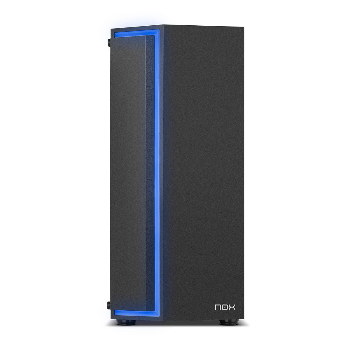 Nox Infinity Gamma Case Semiterirre ATX, Micro Atx e ITX - Temperate Glass - illuminazione Argb - 2x SSD 2.5 - 2x HDD 3.5 - USB