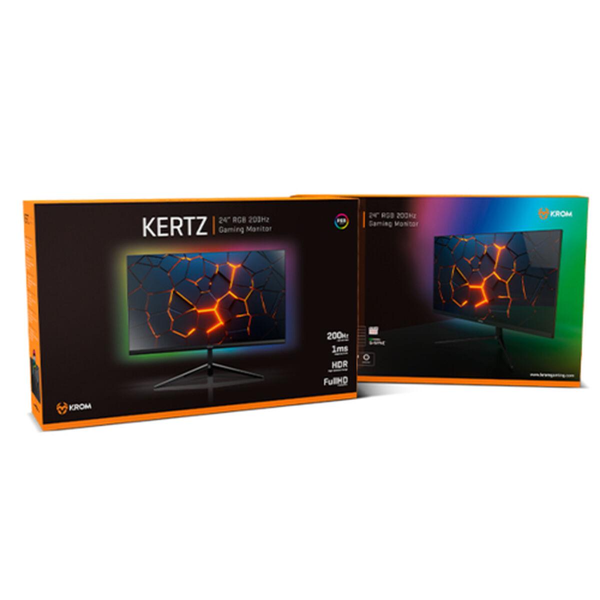 Monitor da gioco KROM Kertz 24" RGB 200HZ