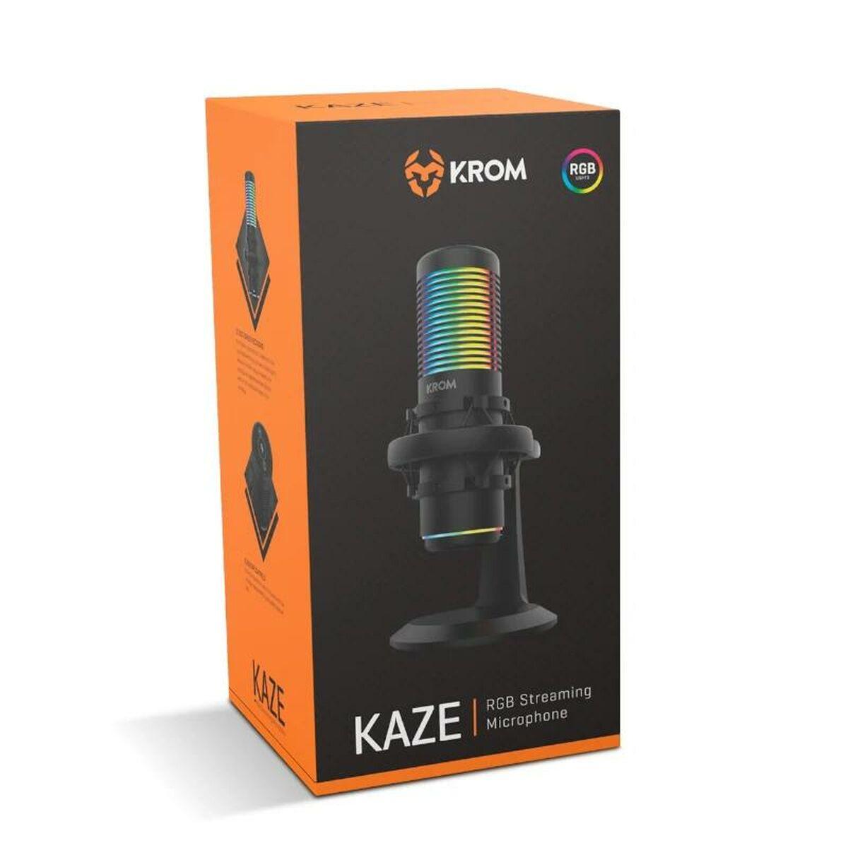 Microfono per streaming RGB KROM KAZE