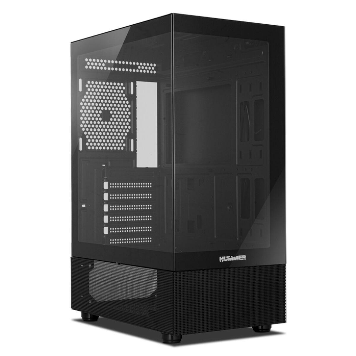 Scatola mid-tower NOX Black Hummer Vision