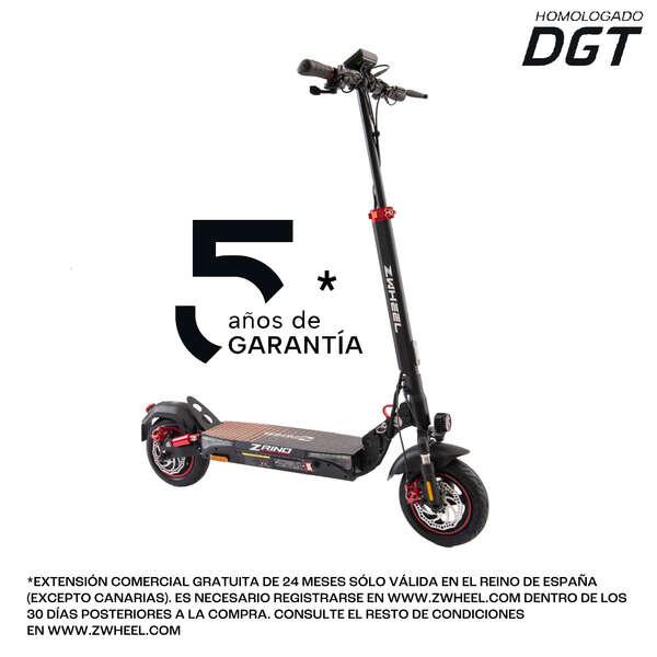 Monopattino Elettrico Zwheel ZRino Motore 600W - Omologato DGT - Sospensioni Anteriori e Posteriori - Velocit fino a 25Km/h -