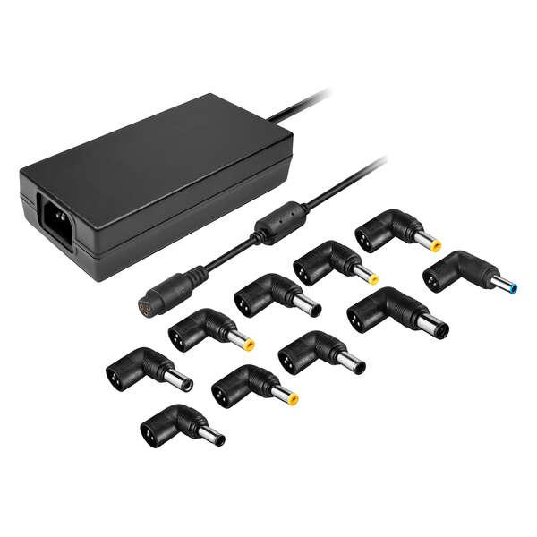 Caricabatteria universale automatico per laptop Leotec 120 W - 10 connettori diversi