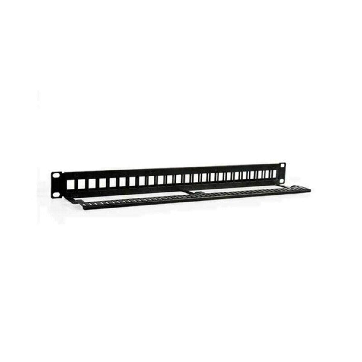 Pannello patch 2LAN 19" vuoto 24 porte UTP