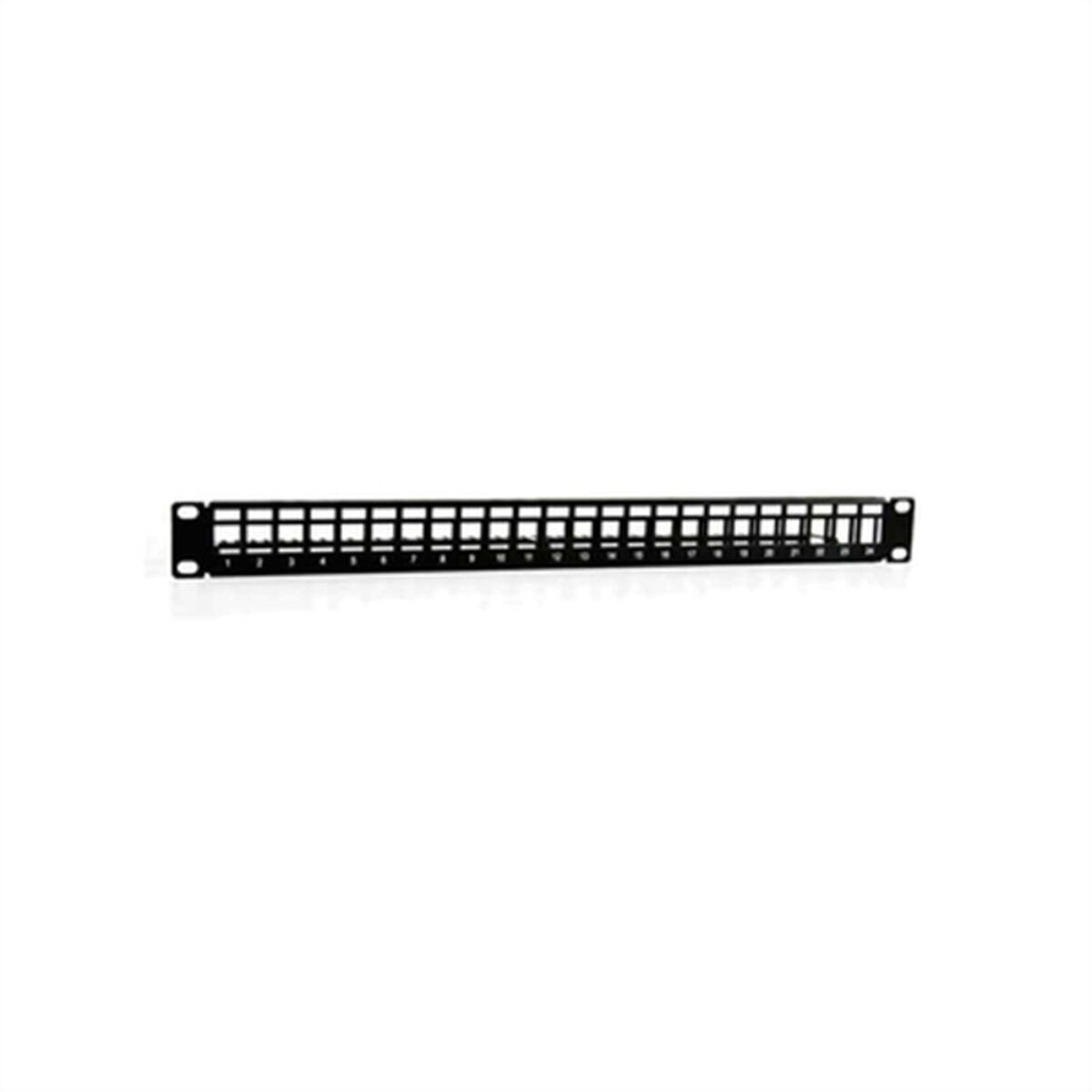 Pannello patch 2LAN 19" vuoto 24 porte UTP