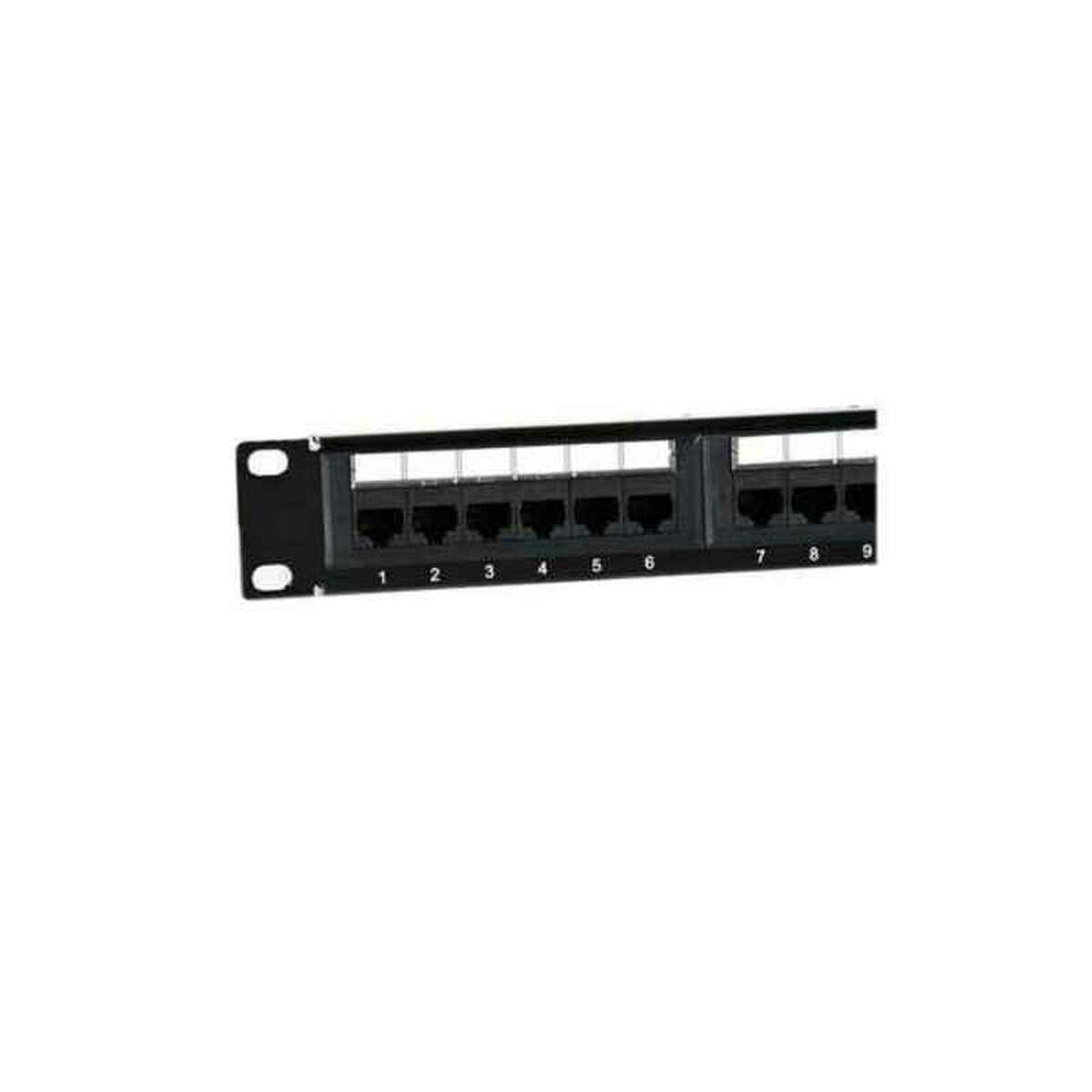 Pannello patch 2LAN 19" CAT6 24 porte UTP