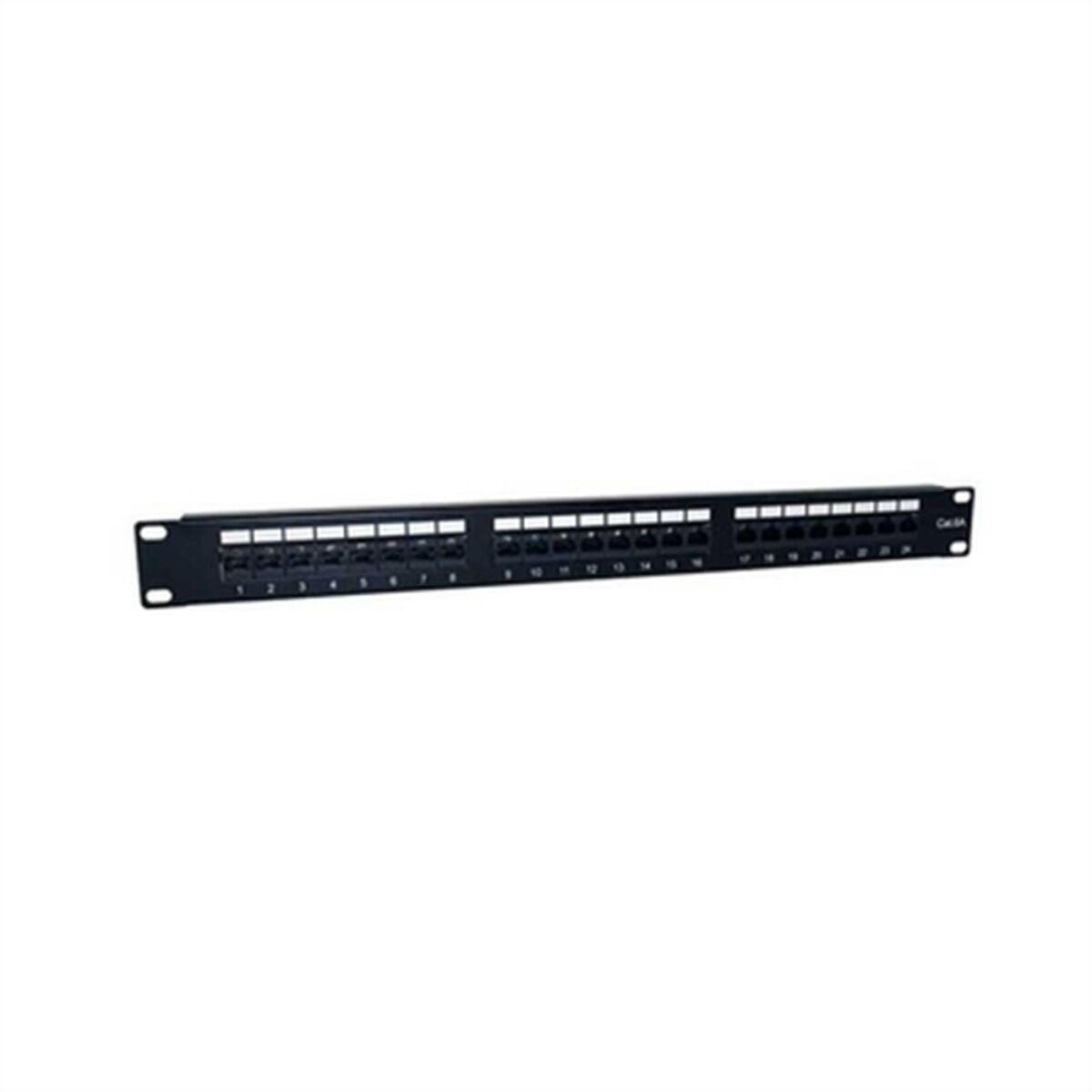 Pannello patch 2LAN 19" CAT6A 24 porte UTP