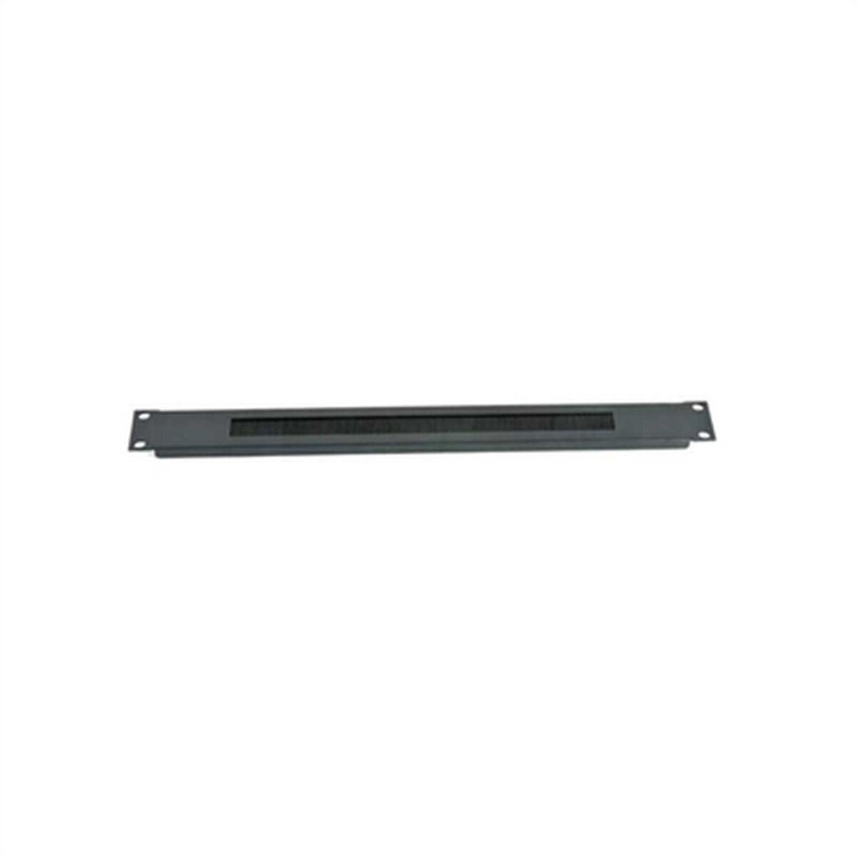 Pannello pressacavo a spazzola 2LAN 19" 1U Metallo