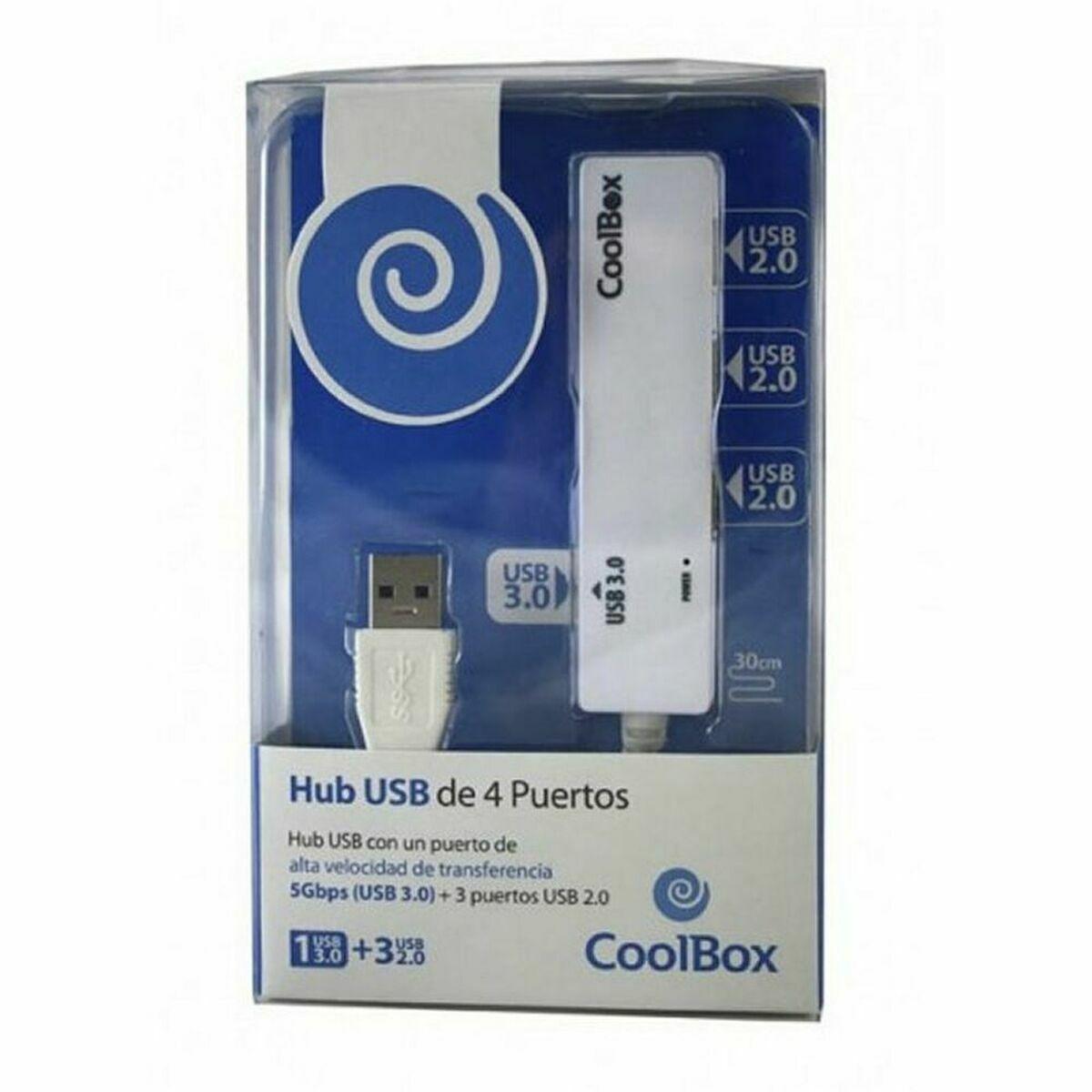 HUB USB CoolBox (1 USB 3.0 + 3 USB 2.0)
