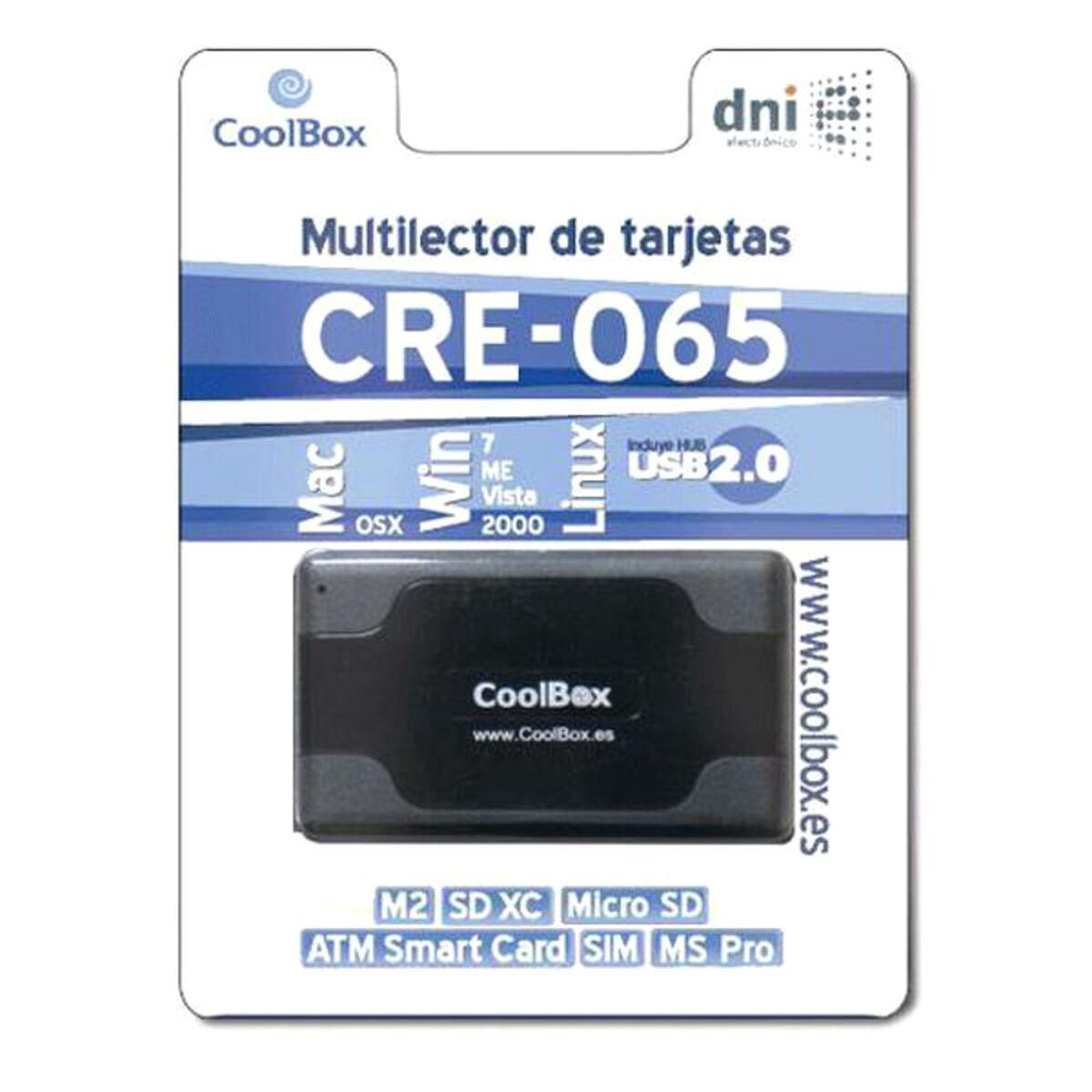 CoolBox CRE-065 lettore di schede USB 2.0 Nero
