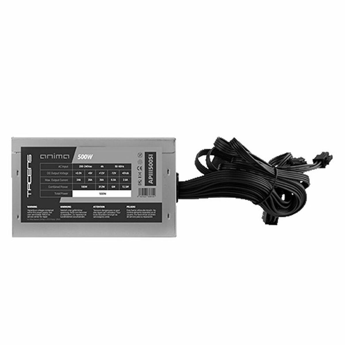Tacens Anima Apiii500SI Fonte alimentare 500W ATX - Efficienza in bronzo dell'85% - ventola da 120 mm