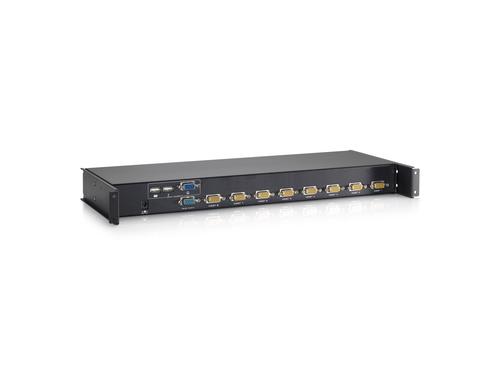 LevelOne KCM-0832 commutatore per tastiera-video-mouse (kvm) Montaggio rack Nero