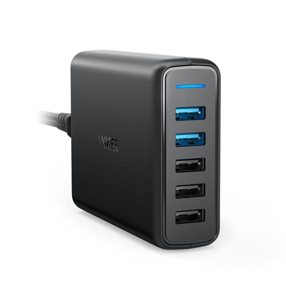 Anker PowerPort Speed 5 Universale Nero AC Interno