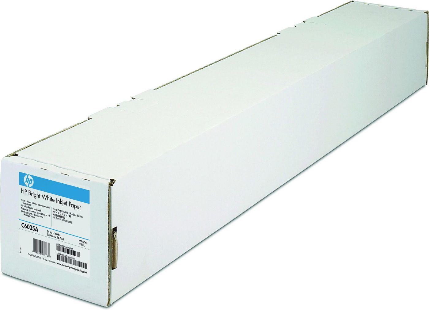 CARTA ORIGINALE HP C6035A - ROTOLO 90gr - 610 mm x 45,7 m