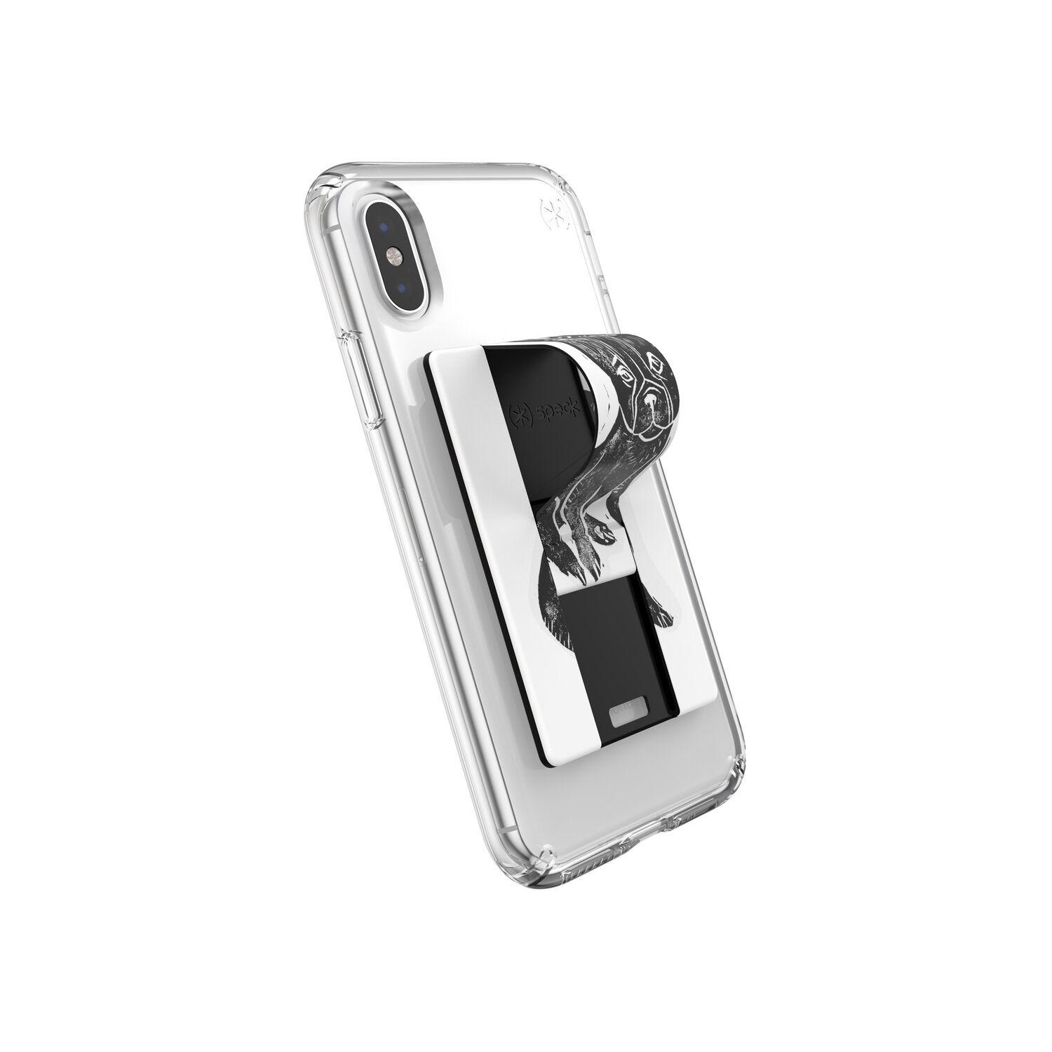 Speck Grabtab Animal Kingdom Collection Supporto passivo Telefono cellulare/smartphone Nero Bianco