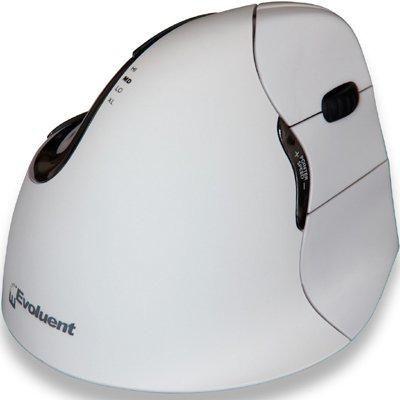 Evouente VerticalMouse 4 Mac destro - Mouse - Ergonomic - Per crusca di destra - Otticamente - 6 tasti - Bluetooth - Wei
