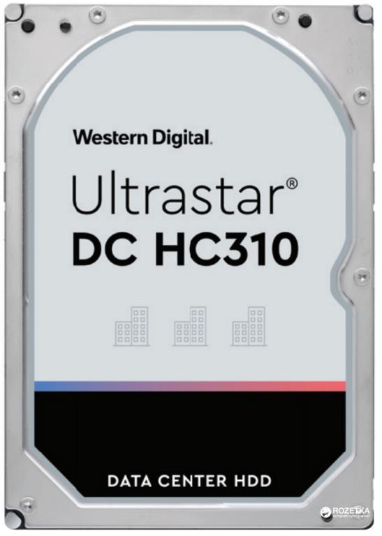 Hard Disk HGST 35" - capacit 6TB - 7200 Rpm - SAS 12Gb/s - 256MB - HGST Ultrastar DC HC310 - 24/7