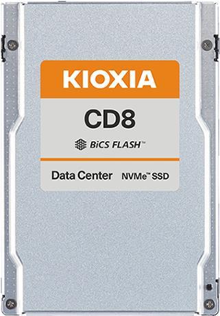 Kioxia CD8-R 2.5 7,68 TB PCI Express 4.0 BiCS FLASH TLC NVMe (KIOXIA KCD8 series - SSD - 7680 GB - interno - 2.5 - U.2 PCIe 4.0