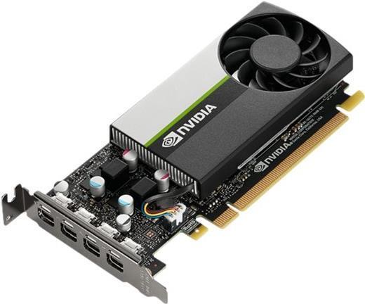 NVIDIA T1000 - Graphics card - T1000 - 4 GB GDDR6 - PCIe 3.0 x16 low profile - 4 x Mini DisplayPort
