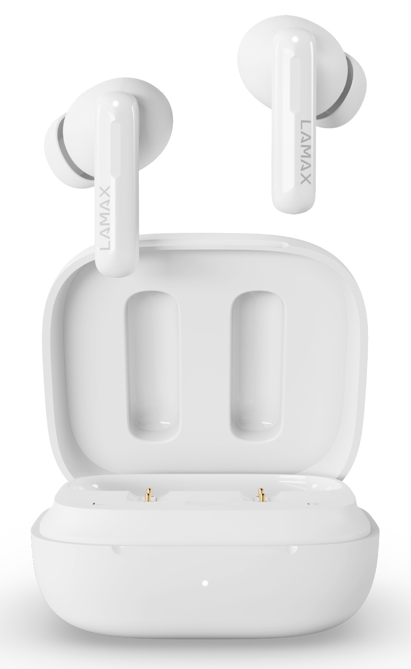 In-Ear Clips1 Plus bianco Batteria ricaricabile BT 5.3 42 ore