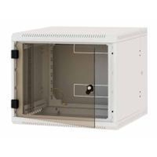 Distributore a parete Triton 19" 15U RBA, custodia in due parti 615 mm, porta completamente in vetro