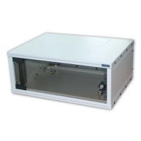 48,3 cm (19) Housing montato a parete 9U, 1 pezzo, T400, grigio chiaro, smontati, pacchetto piatto,