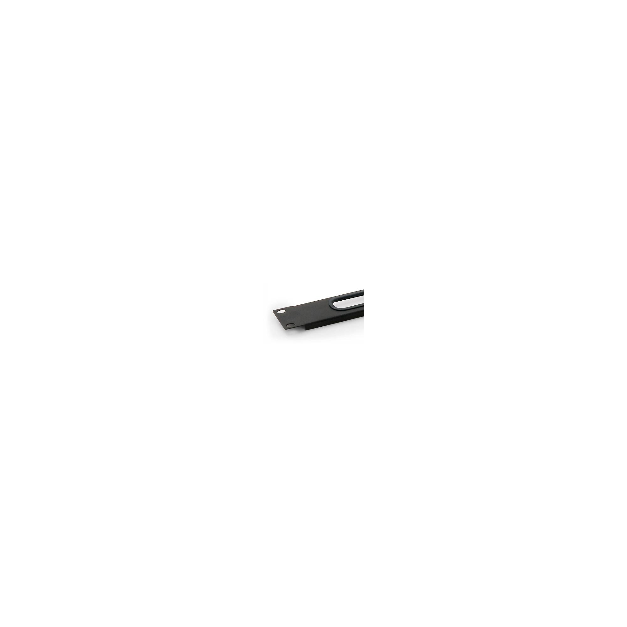 Piastra passante Triton 19" 1U con spazzola 1U, grigia