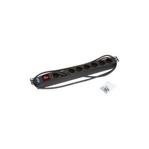 Striscia della presa Triton 8 volte, max 16A, cavo 3x1,5 mm