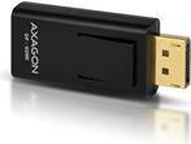 AXAGON Videointerfaceomformer DisplayPort / HDMI Sort