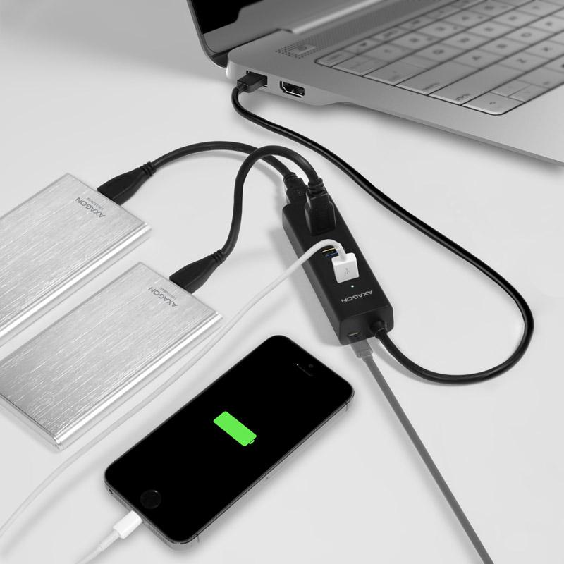 AXAGON HUE-S2B Hub 4 porte USB