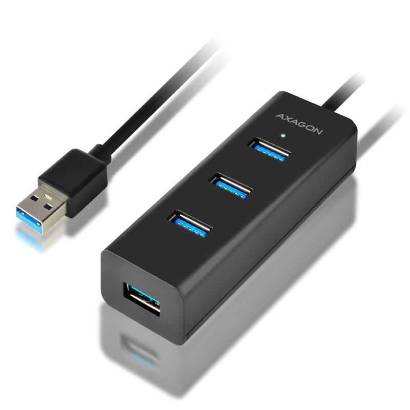 AXAGON HUE-S2BL Hub 4 porte USB