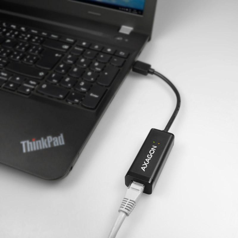 Axagon ADE-SR scheda di interfaccia e adattatore (AXAGON Type-A USB3.0-Gigabit Ethernet)