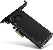 Axagon PCEM2-DC scheda di interfaccia e adattatore Interno M.2 SATA (AXAGON PCEM2-DC PCIe 3.0 x4 Adapter 1x M.2 NVMe 1x M.2 SAT