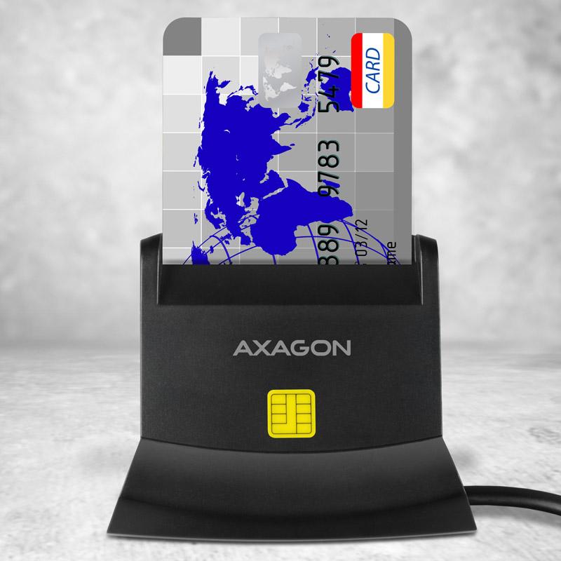Axagon Cre -Sm2 - Indoor - Black - Attività - Controllo - Link - Finito - 1,3 M - MMC - MMC Mobile - MMC+ - MicroSD (transflas