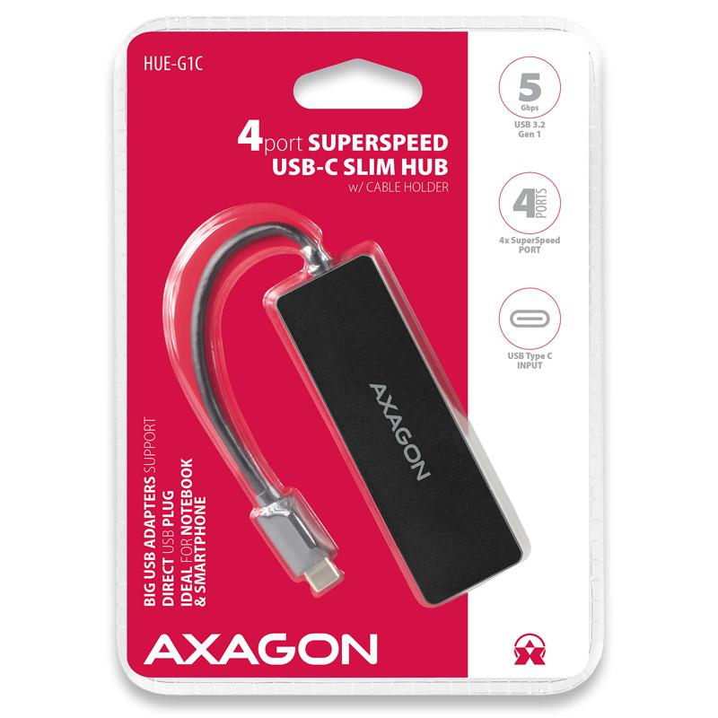 AXAGON HUE-G1C Hub 4 porte USB