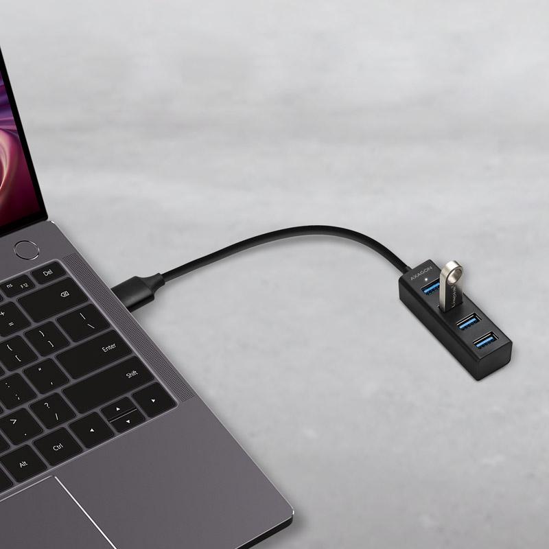 AXAGON HUE-M1A Superspeed USB-A Mini H