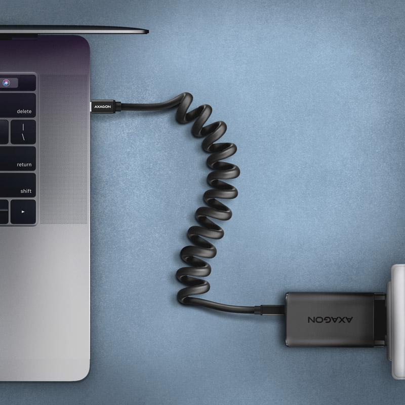 Axagon BUCM-CM10TB cavo USB USB 2.0 06 m USB C