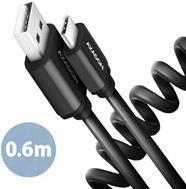 Axagon BUCM-AM10TB cavo USB USB 2.0 06 m USB C USB A Nero