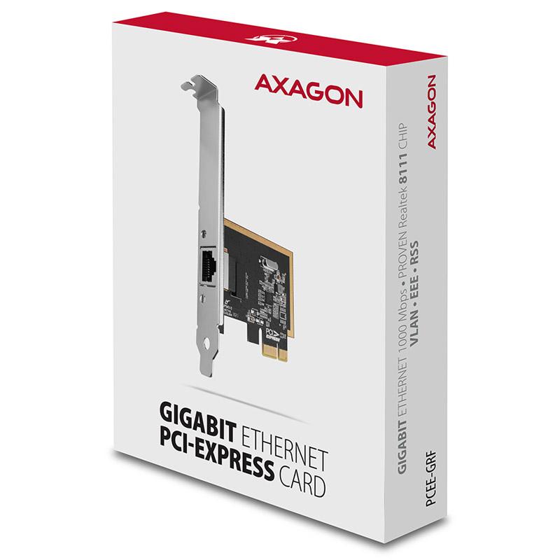PCEE-GRF PCI-Express Gigabit Ethernet Realtek 8111F + LP